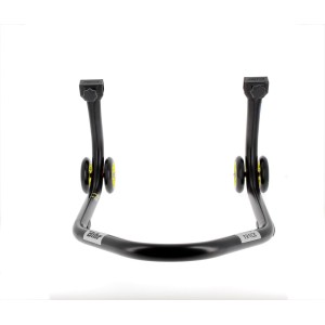Caballete trasero BIHR Home Track soporte en "V" color negro mate y...