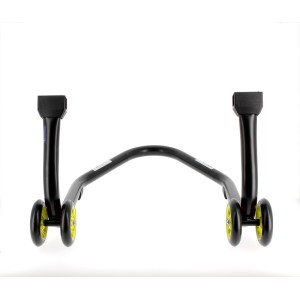 Caballete trasero BIHR Home Track soporte en "V" color negro mate y...