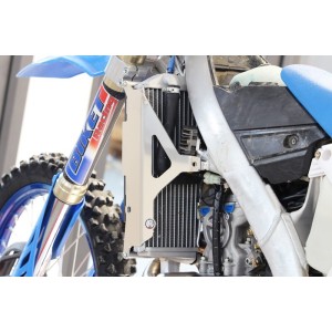 Protectores de radiador aluminio negro AXP - TM RACING