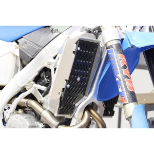 Protectores de radiador aluminio negro AXP - TM RACING