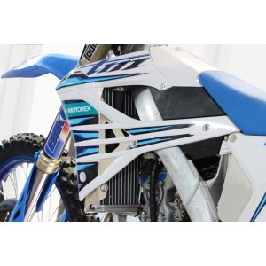 Protectores de radiador aluminio negro AXP - TM RACING