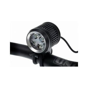 Luz delantera bicicleta LED 1600lm con batería externa recargable