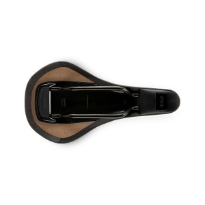 Sillín de bicicleta Fizik Gravita Alpaca X5 - Negro/Negro - 130mm -...