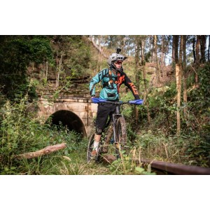 Kit completo paramanos de bicicleta Barkbusters azul