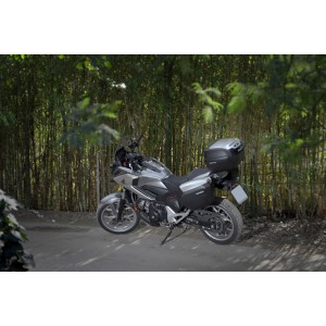 Baúl SHAD SH40 Negro/Tapa aluminio