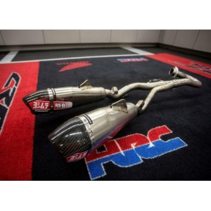 Linea completa escape Yoshimura Signature RS-9T, titanio, con tapa ...