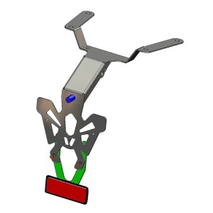 Portamatriculas V PARTS negro Honda CB650R