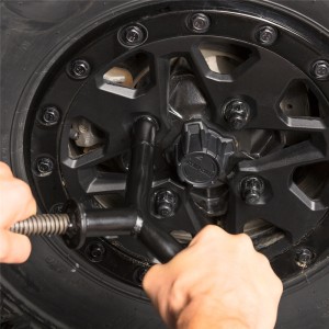 Soporte para rueda de repuesto KIMPEX universal negro