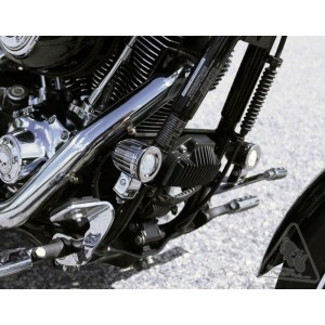 Soporte al chasis/defensas para luces Denali Ø32-38mm Color negro