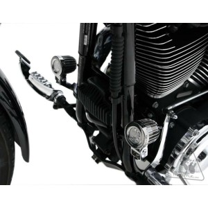 Soporte al chasis/defensas para luces Denali Ø32-38mm Color negro