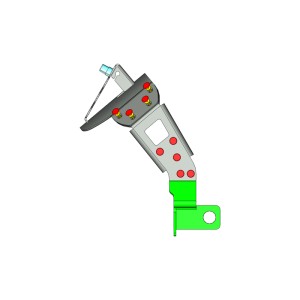 Portamatrículas a la rueda Yamaha FZ1/FZ8 negro