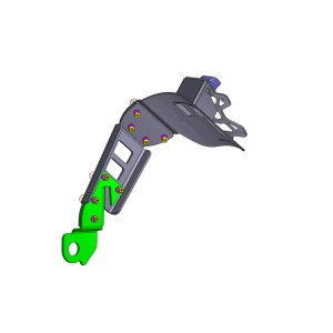 Portamatrículas a la rueda Suzuki GSX-S750 negro