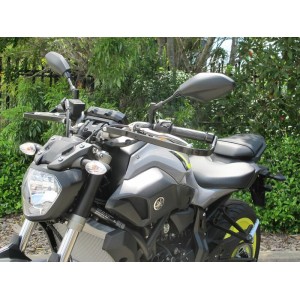 Soportes de aluminio Barkbusters Fijación de doble anclaje Color negro