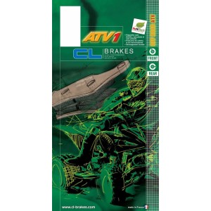 Juego de pastillas sinterizadas CL BRAKES (1192ATV1)
