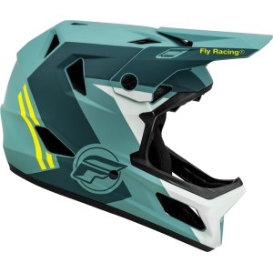 Casco MTB FLY RACING Rayce - Matte Blue Stone / Hi-Vis