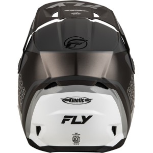 Casco FLY RACING Kinetic Rally - Gris mate / Negro / Blanco