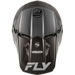 Casco FLY RACING Kinetic Rally - Gris mate / Negro / Blanco