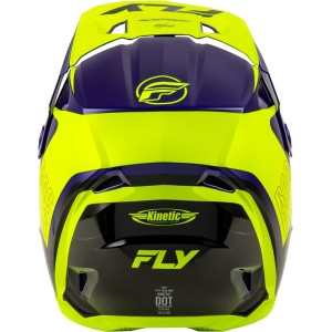 Casco FLY RACING Kinetic Rally - Hi-Vis / Azul / Negro