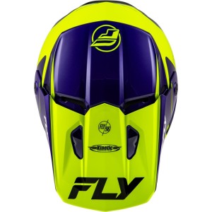 Casco FLY RACING Kinetic Rally - Hi-Vis / Azul / Negro