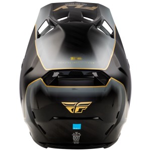 Casco FLY RACING Formula CC L.E. Underglow - Negro / Gris / Oro