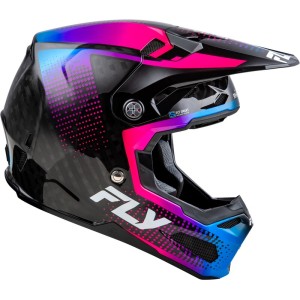 Casco FLY RACING Formula S Carbon Protocol - Carbono negro / Azul /...