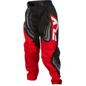 Pantalón infantil FLY RACING F-16 - Negro / Rojo / Blanco