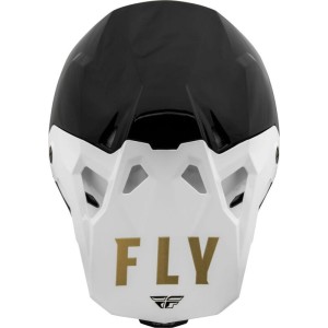 Casco FLY RACING Formula CP Slant - Negro / Blanco / Oro