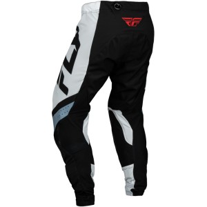 Pantalón FLY RACING Lite - Negro / Blanco / Denim Grey