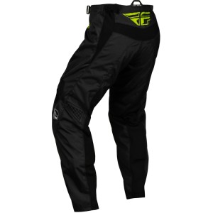 Pantalón infantil FLY RACING F-16 - Negro / Verde Neón / Gris Claro