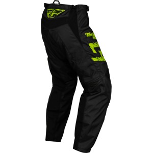 Pantalón infantil FLY RACING F-16 - Negro / Verde Neón / Gris Claro