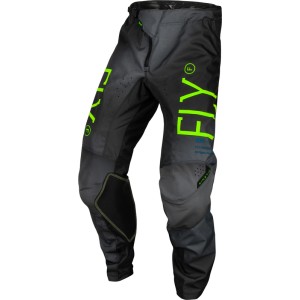 Pantalón infantil FLY RACING Kinetic Prodigy - Antracita / Verde Ne...