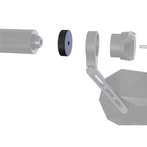 HIGHSIDER M6 Handle Bar Adapter, var. Aprilia And Moto Guzzi models