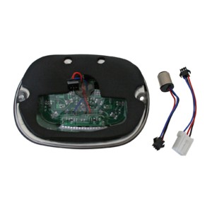 HIGHSIDER smart LED taillight, tinted glass and chrome reflector, f...