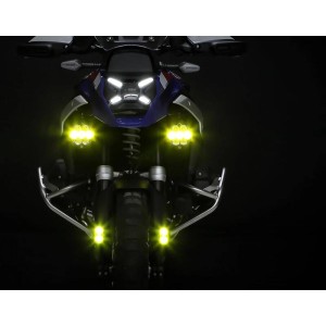 Luz de carretera DENALI DL2 Visibility Flood - Lente amarilla