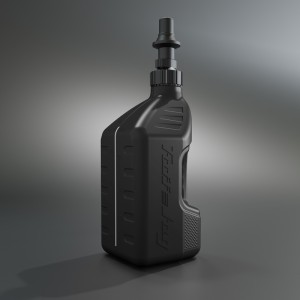 Garrafa de gasolina TUFF JUG negro con tapón Ripper G3 - 2,5G/10L