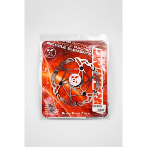 Disco de freno bici BRAKING S3 Batfly ondulado semi-flotante Ø180mm IS