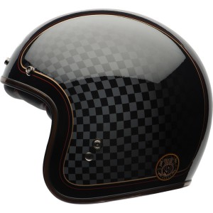 Casco BELL CUSTOM 500 RSD Check It Negro brilante/Oro