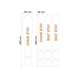 Kit adhesivos protectores de vaina ALGIS mate transparente