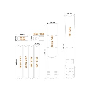 Kit adhesivos protectores cuadro ALGIS texture XL transparente