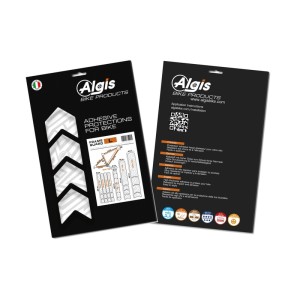 Kit adhesivos protectores cuadro ALGIS mate L LINES blanco