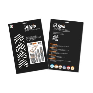 Kit adhesivos protectores cuadro ALGIS mate L LINES negro