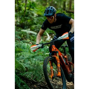 Kit completo paramanos de bicicleta Barkbusters blanco