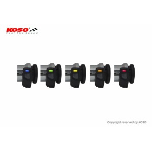 Puños calefactables Koso Titan-X, con interruptor de pulgar integra...