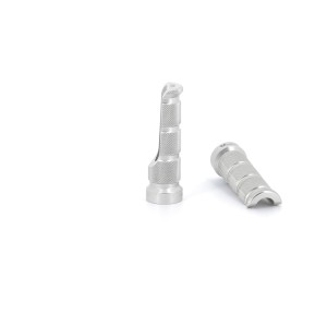 Reposapiés Racing V PARTS aluminio natural