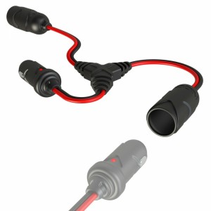 Adaptador de divisor de cable dos vías para enchufe de 12 V
