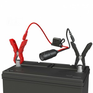 Adaptador NOCO para enchufe de 12 V, con pinzas de batería
