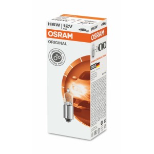 Lámpara OSRAM 64132 - H6W 12V 6W - 10 uds