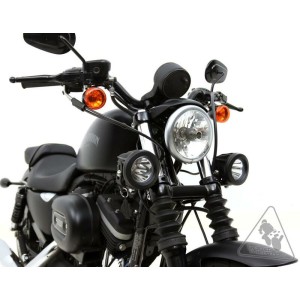 Soporte a la horquilla para luces Denali Ø39-49mm Color negro