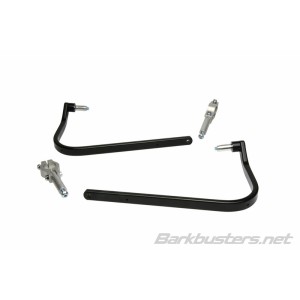 Soportes de aluminio Barkbusters Fijación de doble anclaje Color negro