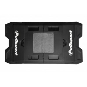 Alfombra plastica de box Polisport negro 8982200006